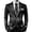Black, variant on Mens Halloween Themed Casual Suit Jacket Gradient Vintage Haunted Castle Pumpkin Bat Graphic Long Sleeve Lapel Party Blazer (Excluding tie and pocket decoration) Gray S