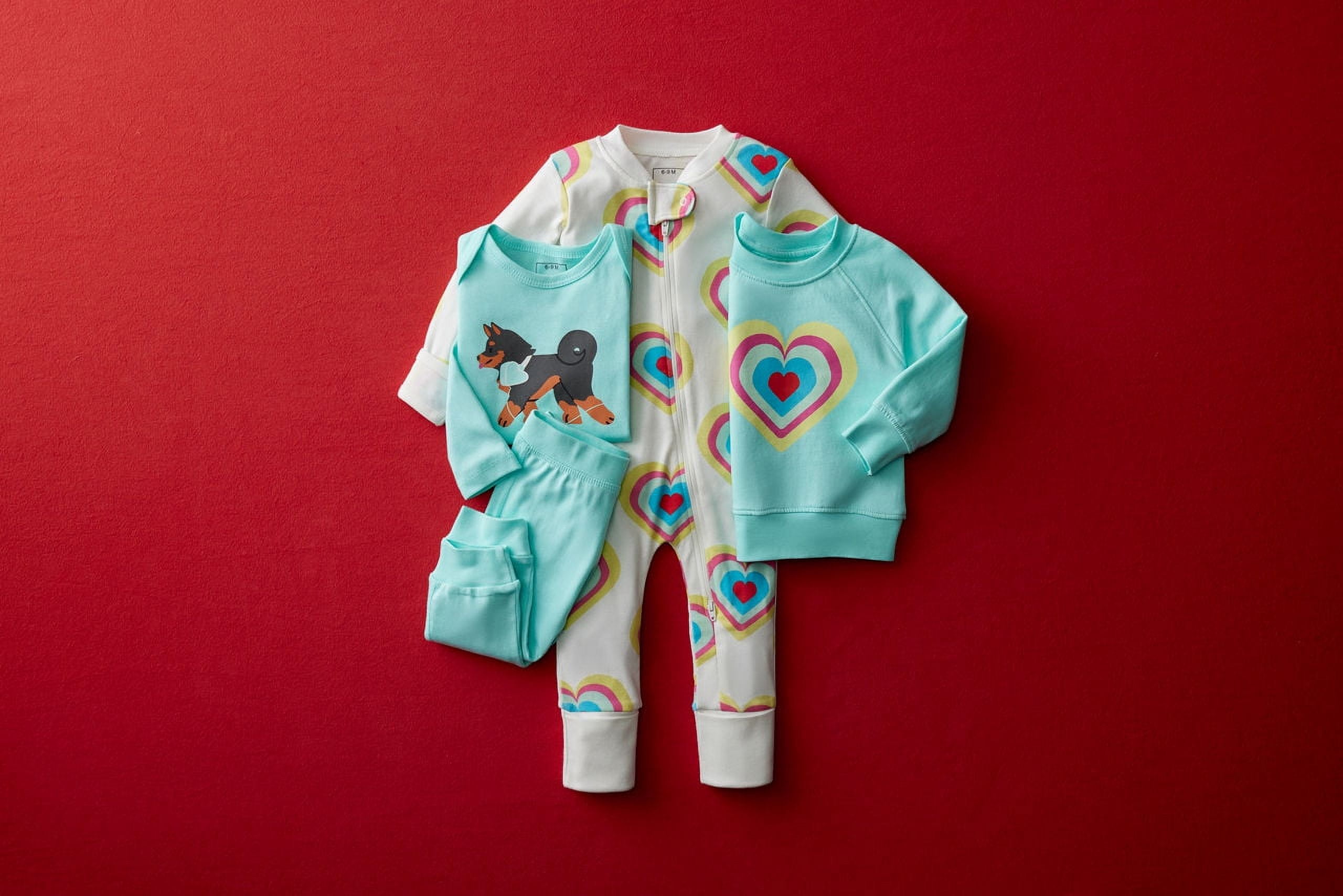 Paris Hilton x Monica + Andy Organic Cotton Baby One Piece Coverall, Sizes Preemie-24 Months