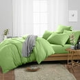 thumbnail image 6 of BEDDING BEGS SHEET SET 5 Piece -100% Egyptian Cotton, 800 TC, 15" Deep Pocket, Hotel Style Sheet Set-Sage Solid, Cal-King Size, 6 of 8