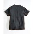 thumbnail image 2 of Venado Premium Short Sleeve Henley Shirt for Men (Black, Medium), 2 of 3