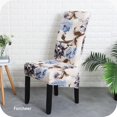 thumbnail image 2 of Large Chair Covers for Dining Chairs Set of 4,Blooming Flowers Stretch Dining Room Chair Cover Kitchen Parsons Chair Slipcovers (Pack of 4, Blooming Flowers), 2 of 6