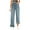 Light Blue, variant on Lined Jeans Women's Fleece Lined High Waisted Straight Leg Jeans, Womens Fall Pants, Flannel Pajama Pants Women, Womens Trousers Light Blue,L/M