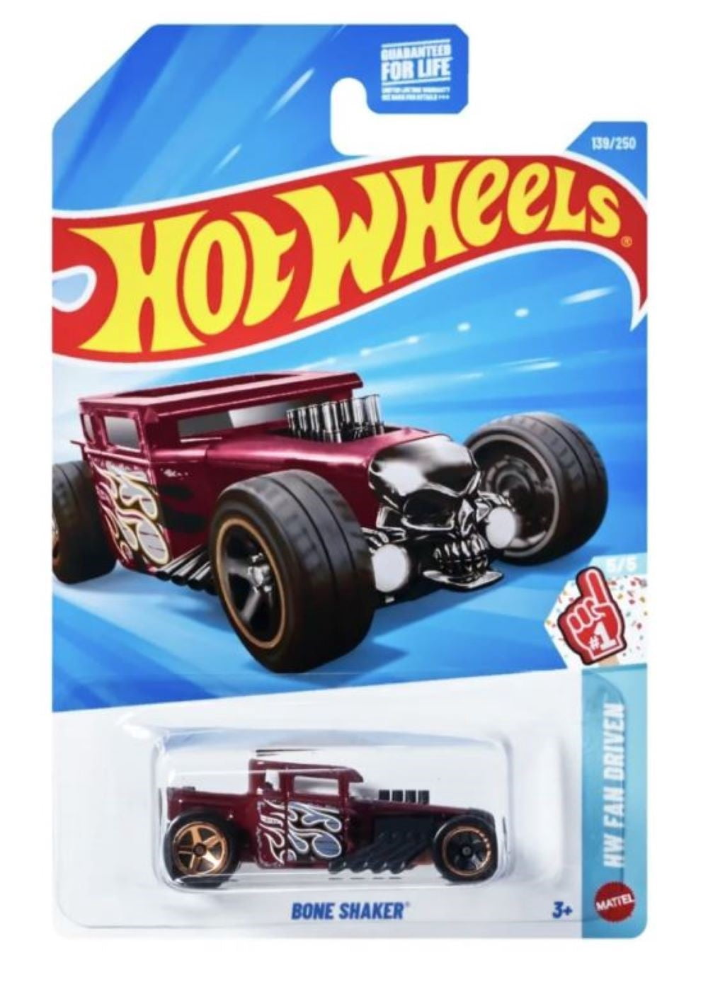 Hot Wheels Pearl and Chrome Vehicle 2026 Mix 1 Bone Shaker