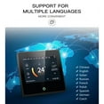 thumbnail image 2 of 110-230V Wi-Fi Smart Thermostat Programmable Thermostat 7 Days Schedule APP Remote Control Voice Control Compatible with Alexa Google Assistant Backlight LCD Water Heating Temperature Controller, 2 of 8