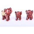 thumbnail image 5 of Ornement Éléphant Bébé Décoration Maison Vintage 3 Éléphants Mignons (Rouge), 5 of 5