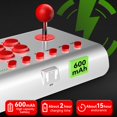 thumbnail image 3 of 2 uds. Controlador Joystick Conexión 3 modos para PS4/PS3/Xbox One/Switch ( ) blanco rojo, 3 of 4