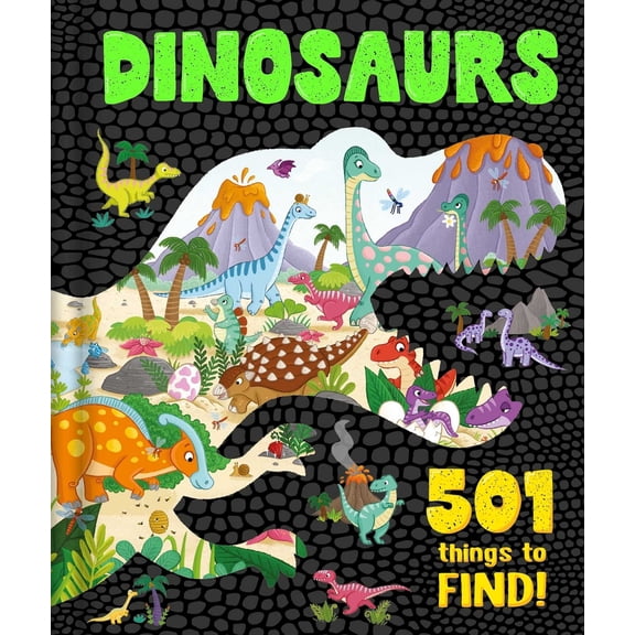 Pre-Owned Dinosaurs: 501 Things to Find!: Search & Find Book for Ages 4 & Up (Hardcover) 1837715963 9781837715961