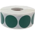 thumbnail image 2 of Hot Green Circle Dot Stickers | 1" Inch Round | 500 Pack, 2 of 2