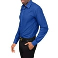 thumbnail image 5 of G-Style USA Men's Slim Fit Long Sleeve Dress Shirt, 5 of 5