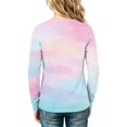 thumbnail image 5 of Abcomgle Girls Long Sleeve T Shirts Size 6-7 Casual Tie Dye Crewneck T Shirts for Girls Winter Basic Top for Girls Cotton Girls Sweatshirts, 5 of 5