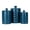 Diamond Blue, variant on Set of 3 Ceramic Kitchen Canisters, Airtight Containers for Dry Goods Storage, Decorative Countertop Jars