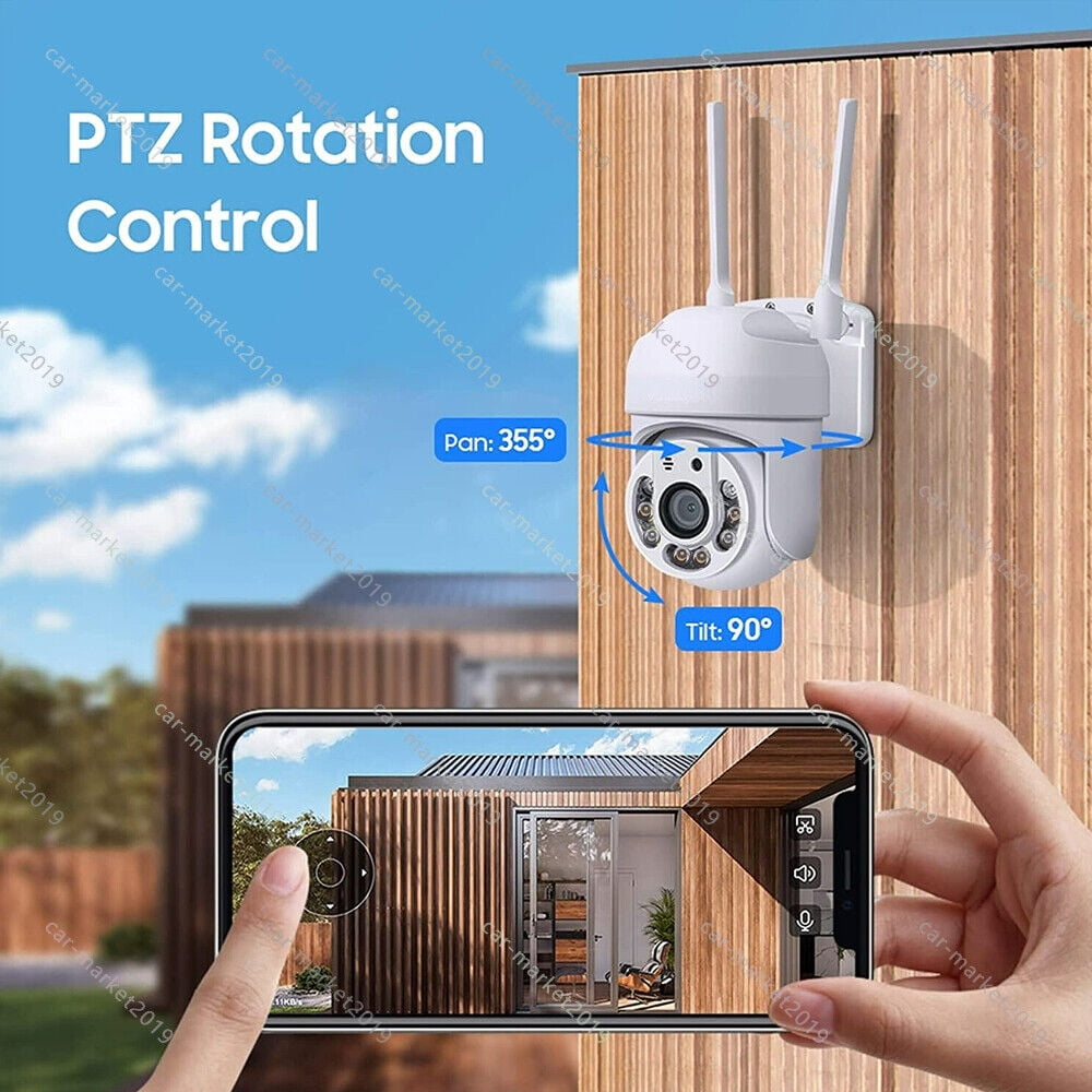 1080P HD WIFI Camera Wireless Outdoor CCTV IP PTZ Smart Home Security IR Cam US