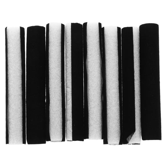 NIAIZEK 8Pcs Black Velvet Jewelry Box Dividers for Vanity and Drawer Organizer Separator