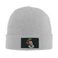 thumbnail image 2 of ZICANCN Ocean Fish Pollution Knit Beanie Hat, Winter Cap Soft Warm Classic Hats for Men Women, Gray, 2 of 8