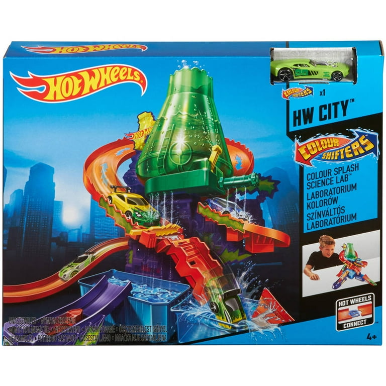 Hot Wheels Color Shifters Color Splash Science Lab Playset