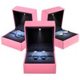 thumbnail image 2 of Yescom LED Ring Box Jewelry Wedding Engagement Proposal Lighted Pin Storage Case 4 Pack, 2 of 12