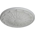 thumbnail image 3 of Ekena Millwork 27 1/8"OD x 2 5/8"P Artis Ceiling Medallion, Hand-Painted Frost, 3 of 5