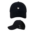 thumbnail image 3 of Womens Sun Hat Unisex Breathable Ponytail Friendly Adjustable Baseball Sun Visor Black One Size, 3 of 4