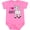 Raspberry, variant on I Love Goats Cute Goat Boys or Girls Baby Bodysuit