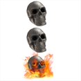thumbnail image 1 of 3 Piezas Lava Cráneo Rocas Cráneo para Fire Pit Skeleton Fire Pit Heads Halloween Cráneo en Forma de Piedras de Fuego, 1 of 8