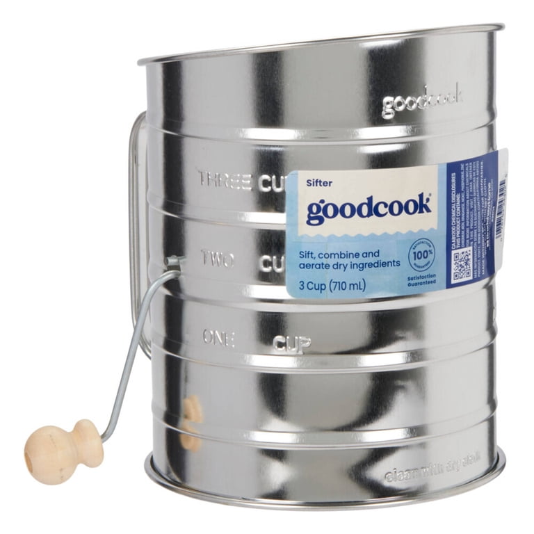 GoodCook 3-Cup Hand Crank Flour Sifter photo 5