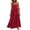 Red, variant on Abcnature Womens Maxi Dress, Women Loose Dress, Strap Beach Long Dress, Plus Size Summer Casual Long Dresses, Wedding Guest Dresses Beach Party Dress Dark Blue S