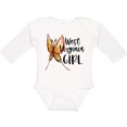 thumbnail image 3 of Inktastic West Virginia Girl- Butterfly Girls Long Sleeve Baby Bodysuit, 3 of 5