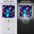 thumbnail image 2 of Dog paw prints LED Square Night Lights - Portable and Stylish for Bedroom and Kids Room - Enhance Your Space with Soft and Soothing Illumination, 2 of 6