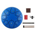 thumbnail image 1 of 8 Tune Percusión Instrumentos musicales Mano Pan Tanque Tambor de lengüeta de acero de 6 pulgadas, 1 of 3