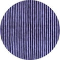 thumbnail image 1 of Ahgly Company Indoor Round Oriental Blue Modern Area Rugs, 6' Round, 1 of 4