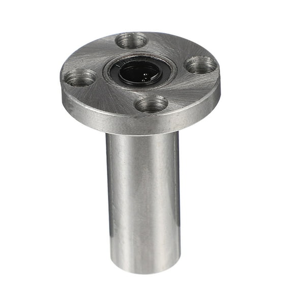 1pc Round Flange Linear Motion Ball Bearing Universal Nickel Plating Bearing