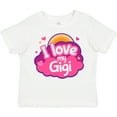 thumbnail image 3 of Inktastic I Love My Gigi Grandma Grandchild Girls Toddler T-Shirt, 3 of 5
