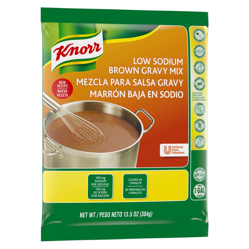(Price/Case)Knorr 000000000067525 Knorr Sauces/Gravies Low Sodium Brown