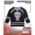 thumbnail image 7 of Marvel Mens Hockey Jersey - Spider-Man Mickey Mouse Punisher Long Sleeve Mesh Hockey Jerseys for Men, 7 of 7