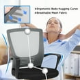 thumbnail image 3 of BestOffice Ergonomic Office Chair, Adjustable with Mesh Back Support for Women&men, Grey., 3 of 7