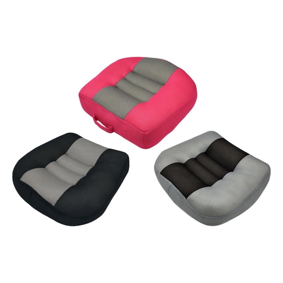 3x Portable Car Booster Seat Cushion Thickened Heightening Posture