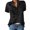 2# Black Cheap Stuff Under 1 Dollar, variant on Mawalde Women Oversized Cold Shoulder Soild Sleeveless Sundresses Ruffle Hem Tiered Short Dresses Black 4XL