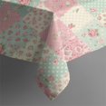 thumbnail image 5 of Pioneer Flower Floral Print Pattern Square Tablecloth, Waterproof Wipeable Spillproof Washable Table Cover for Home Kitchen Party Decor, 60"x60", 5 of 6