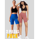 thumbnail image 5 of Set De 2 Short Biker Mujer Shores Deportivos Unitalla Dama Chort Gym, 5 of 5