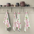 thumbnail image 2 of Watercolor Valentines Hearts Dish Towels Set of 1, Love Gifts Stripes Washable Tea Towels Dishcloths Lint-Free 18x28 Inch Fast Drying for Home Kitchen Clean, 2 of 7