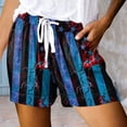 thumbnail image 2 of JIKNTTR Running Shorts For Women Casual Drawstring Shorts Summer Elastic Waist Shorts Pocketed Pants Running Shorts Pocket Sporty Shorts, 2 of 4