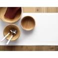 thumbnail image 4 of Tapete de mesa Solino Home Linen, color blanco, 274 cm de largo, 100% lino, 4 of 7