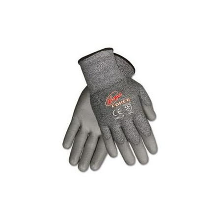 Ninja Force Polyurethane Coated Gloves, Extra Large, Gray