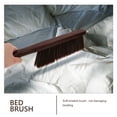 thumbnail image 4 of Cepillo de polvo de madera, escoba de mano, cepillo de limpieza para banco, sofá, cama, plumero con mango largo, 4 of 7