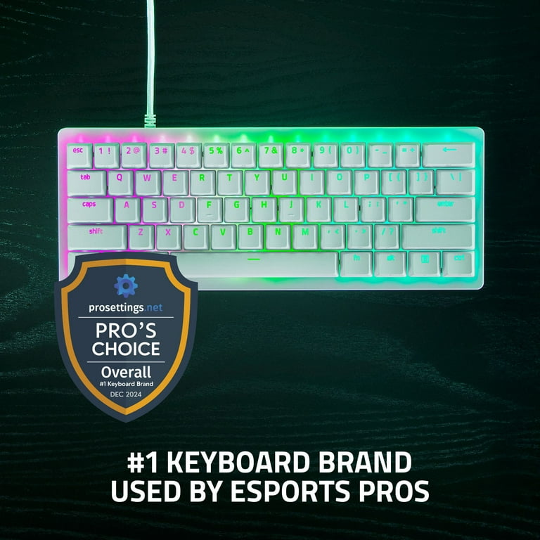 RAZER HUNTSMAN v3 PRO MINI キーボード　ホワイト 60% Compact Keyboard for Pros - Razer Huntsman V3 Pro Mini