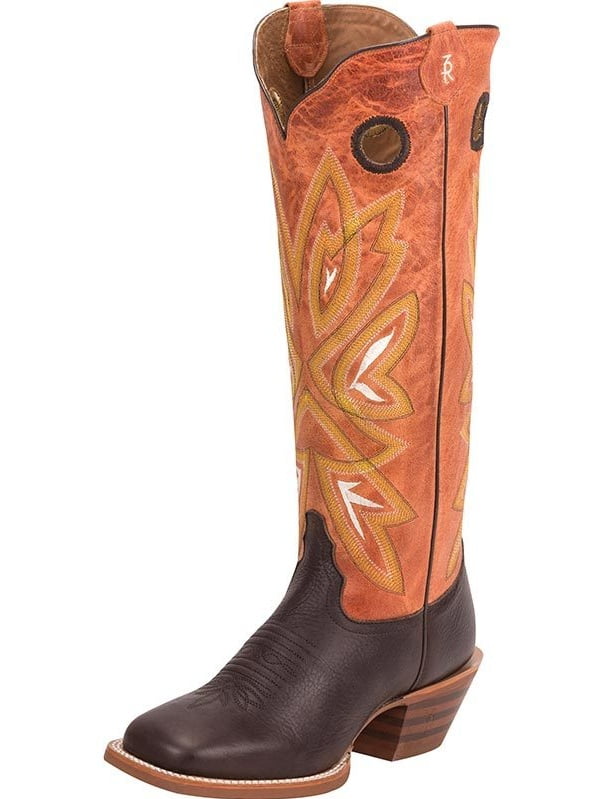 Tony Lama Boot Company Womens 3R Western Chocolae Frio Cowgirl Boots ...