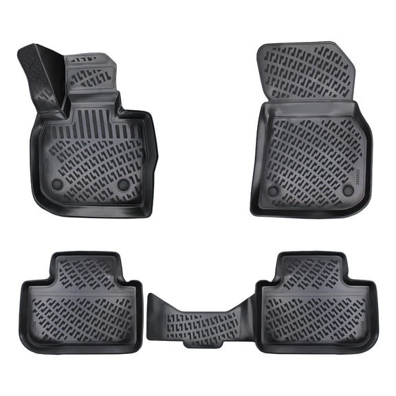 Croc Liner All Weather Custom Fit Floor Mats Compatible with BMW X3 (2018-2021)