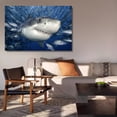 thumbnail image 6 of Shark Catching Fish Canvas Poster Bedroom Decor Sports Landscape Office Room Decor Gift,Frame-style,12x18inch(30x45cm), 6 of 8