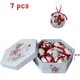 thumbnail image 3 of 7 piezas de bolas navideñas decorativas de Año Nuevo 2024 para el hogar, adornos navideños, bolas de PVC de alce, decoración para el día de Navidad, 3 of 5