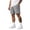 Gray, variant on Satingcolo Men's Casual Shorts Summer Beach Vacation Trunks Elastic Waist With Two Pockets Classic Fit Lightweight Athletic Shorts Pink M